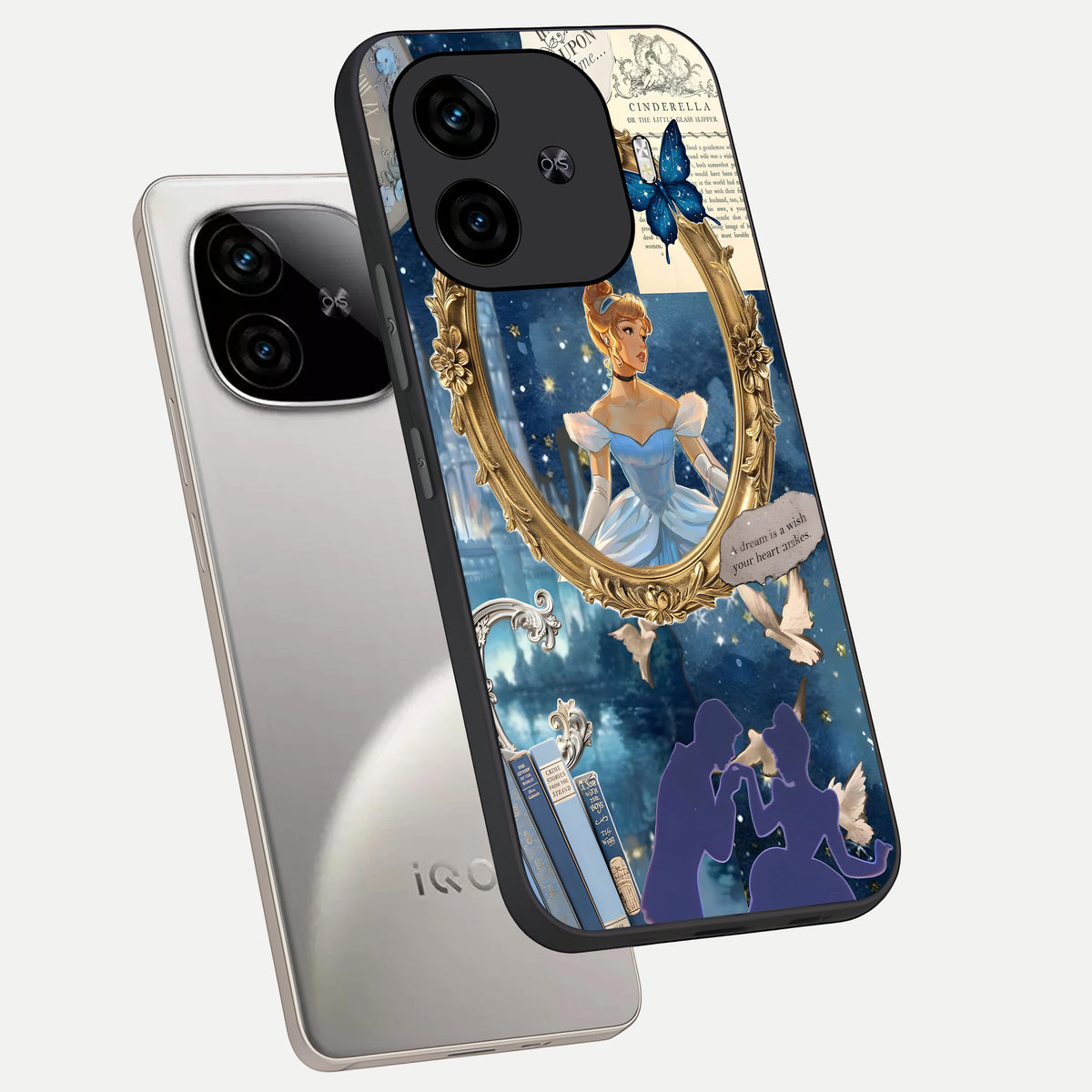  Midnight Queen phone case for  iQOO Z9 Turbo showing premium glass back cover with detailed artwork