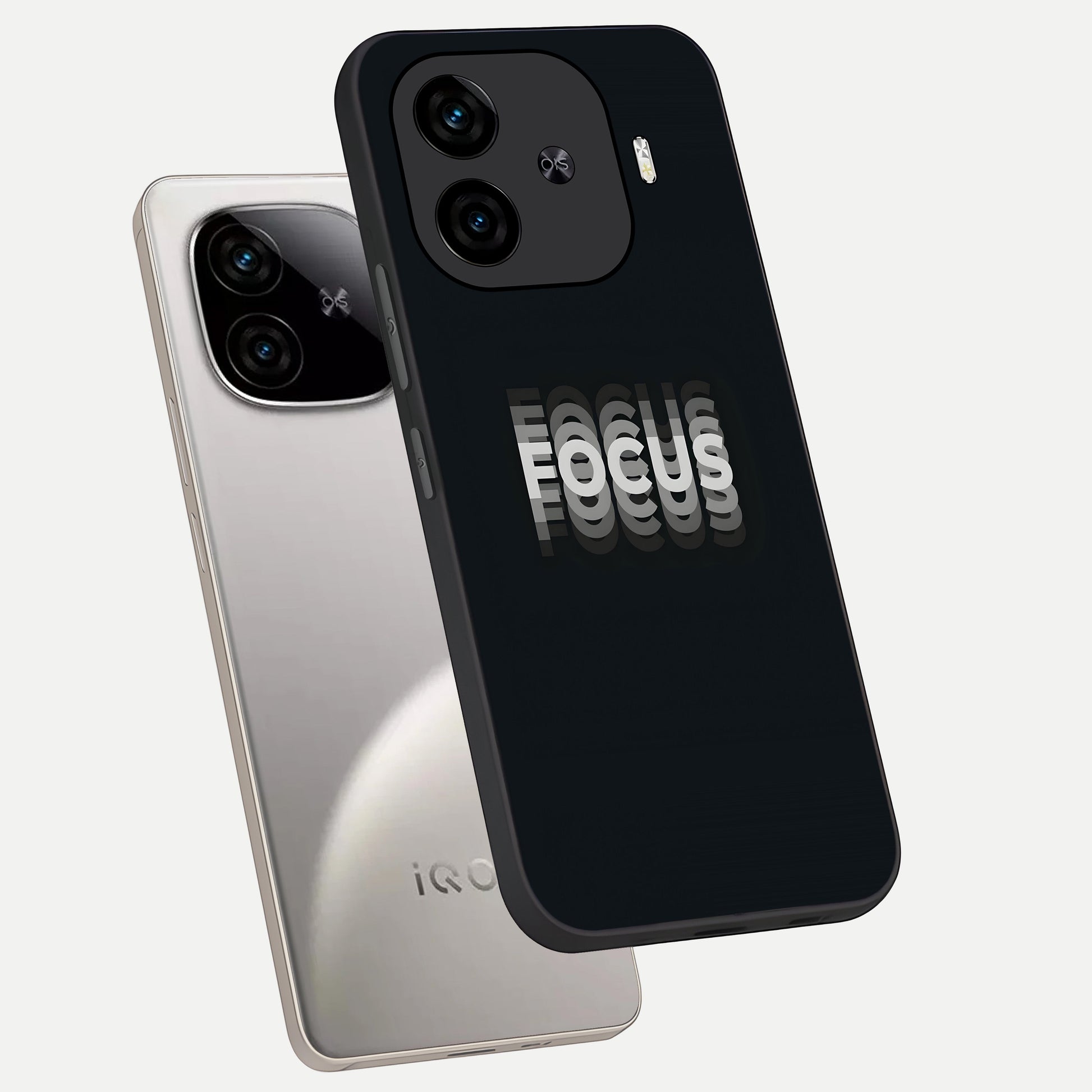  Mono Focus Vision phone case for  iQOO Z9 Turbo showing premium glass back cover with detailed artwork