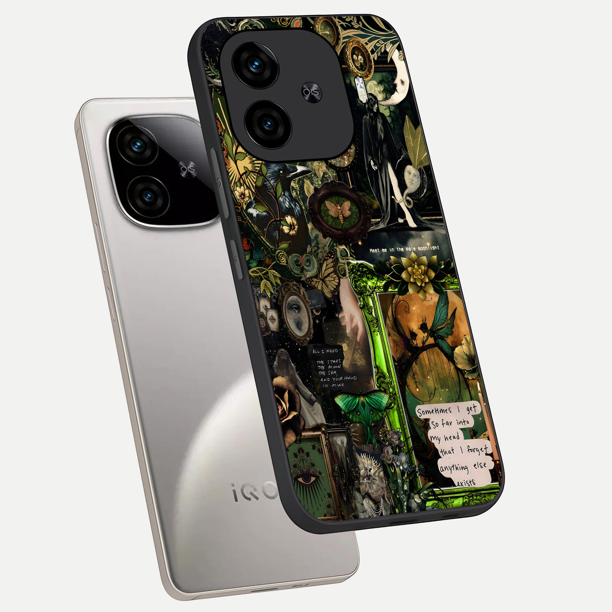 Mystic Woods Secret phone case for  iQOO Z9 Turbo showing premium glass back cover with detailed artwork