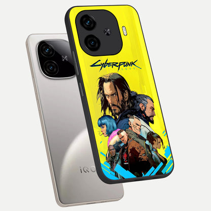  Neon Rebel Genesis phone case for  iQOO Z9 Turbo showing premium glass back cover with detailed artwork