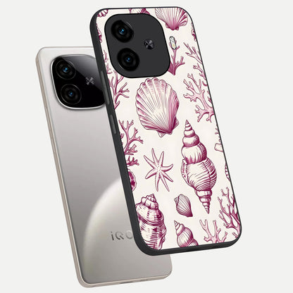  Pink Power Sparks phone case for  iQOO Z9 Turbo showing premium glass back cover with detailed artwork