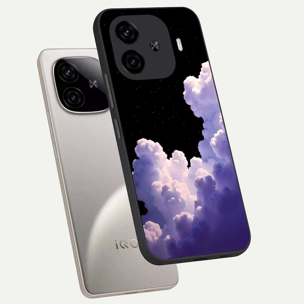  Starlit Night Whispers phone case for  iQOO Z9 Turbo showing premium glass back cover with detailed artwork