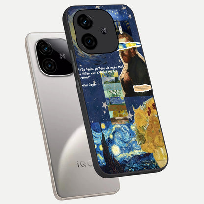  Starry Dream Vision phone case for  iQOO Z9 Turbo showing premium glass back cover with detailed artwork