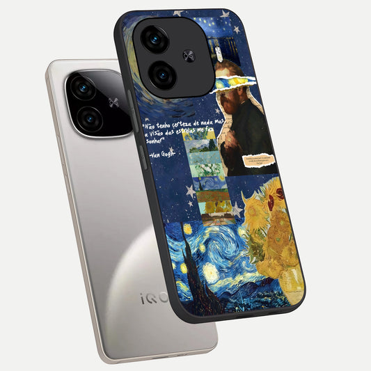  Starry Dream Vision phone case for  iQOO Z9 Turbo showing premium glass back cover with detailed artwork