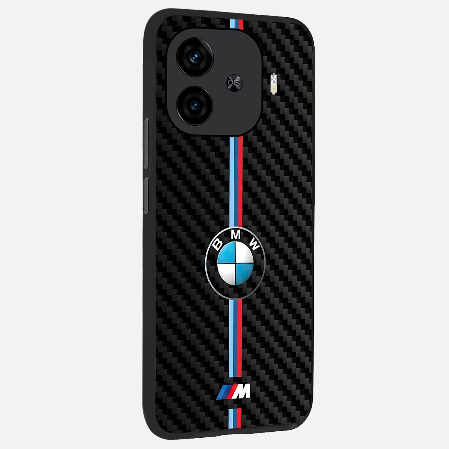  BMW Pattern back cover for  iQOO Z9 Turbo slim fit glass case with vibrant aesthetic design