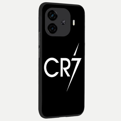  CR7 Elite Strike back cover for  iQOO Z9 Turbo slim fit glass case with vibrant aesthetic design
