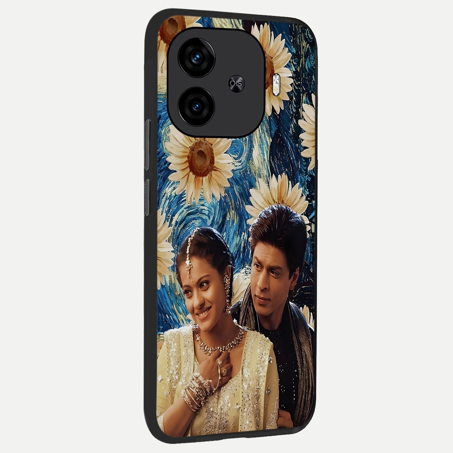  Eternal Love Story back cover for  iQOO Z9 Turbo slim fit glass case with vibrant aesthetic design
