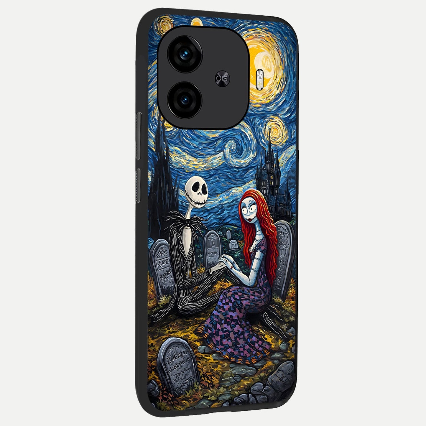  Eternal Night Love back cover for  iQOO Z9 Turbo slim fit glass case with vibrant aesthetic design
