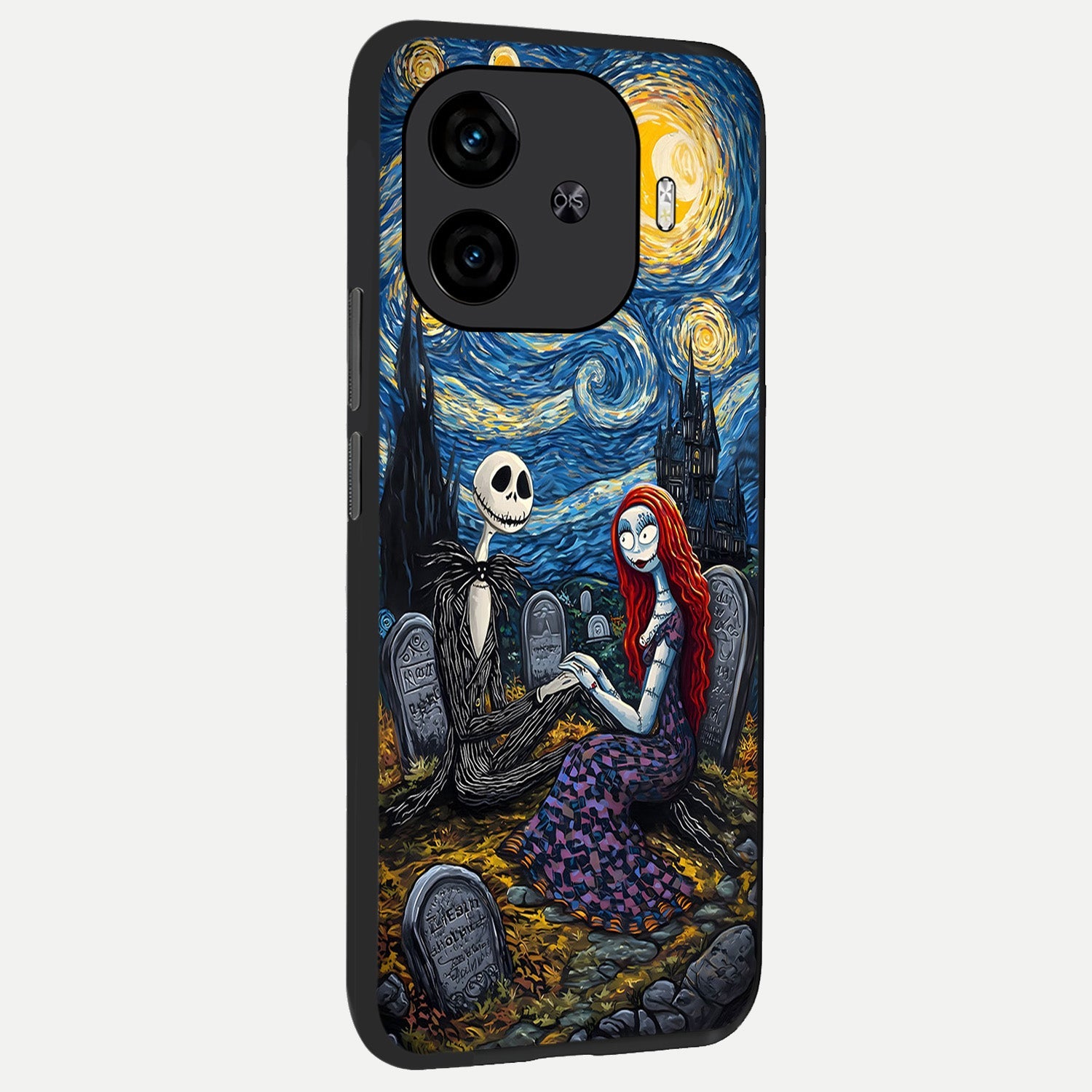 Eternal Night Love back cover for  iQOO Z9 Turbo slim fit glass case with vibrant aesthetic design