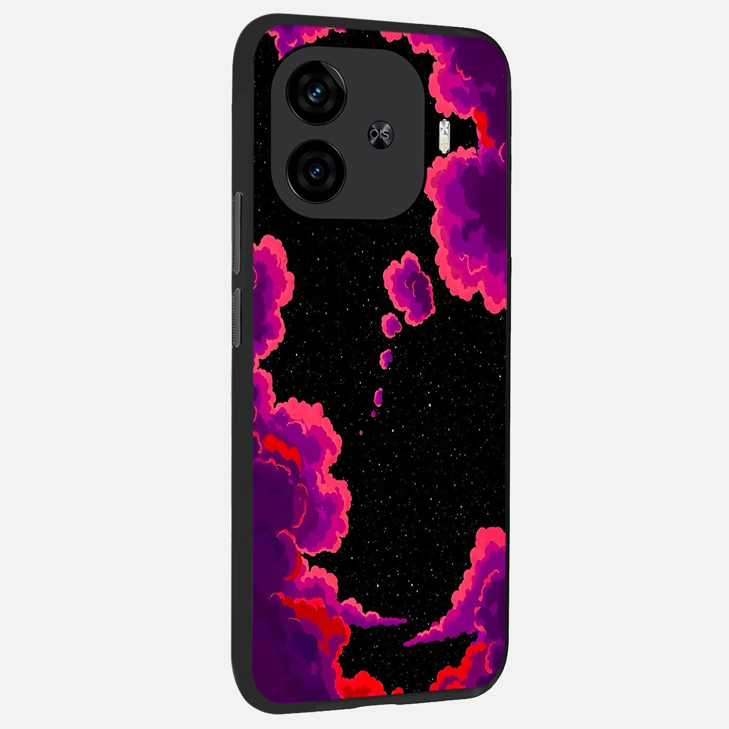 Galaxy Dream Frame back cover for  iQOO Z9 Turbo slim fit glass case with vibrant aesthetic design