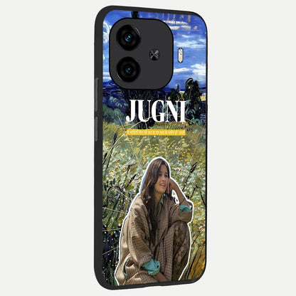 Jugni Soul Vibes back cover for  iQOO Z9 Turbo slim fit glass case with vibrant aesthetic design