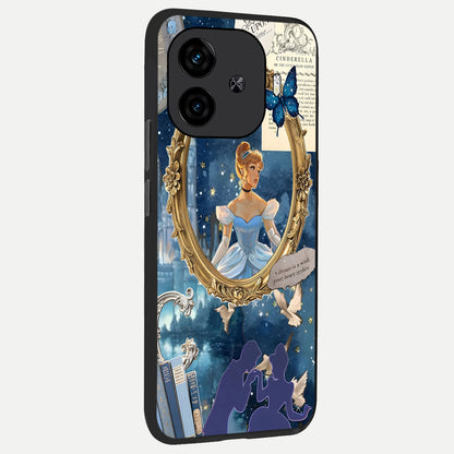  Midnight Queen back cover for  iQOO Z9 Turbo slim fit glass case with vibrant aesthetic design