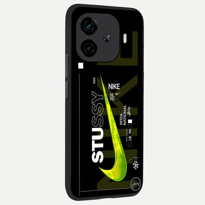  Neon Street Edition back cover for  iQOO Z9 Turbo slim fit glass case with vibrant aesthetic design