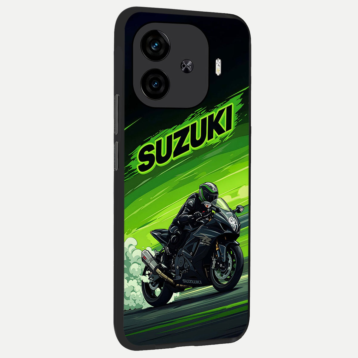  Suzuki Speed Beast back cover for  iQOO Z9 Turbo slim fit glass case with vibrant aesthetic design