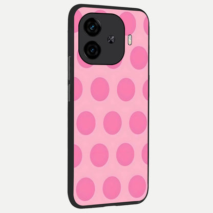  Sweet Dot Dreams back cover for  iQOO Z9 Turbo slim fit glass case with vibrant aesthetic design