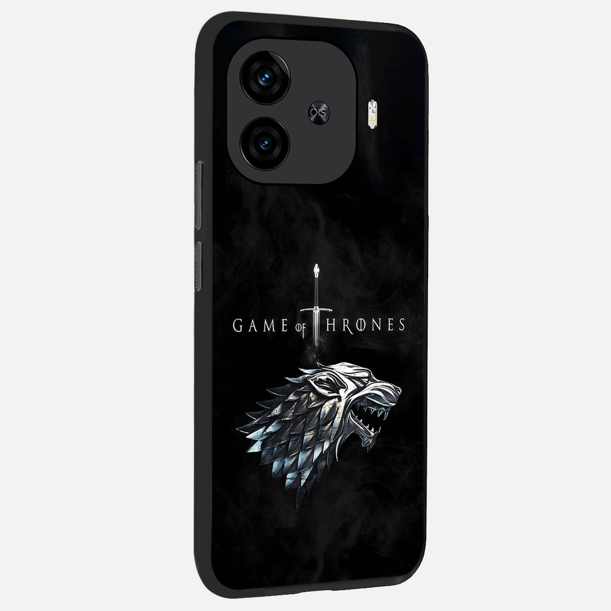  Throne Wolf Legacy back cover for  iQOO Z9 Turbo slim fit glass case with vibrant aesthetic design