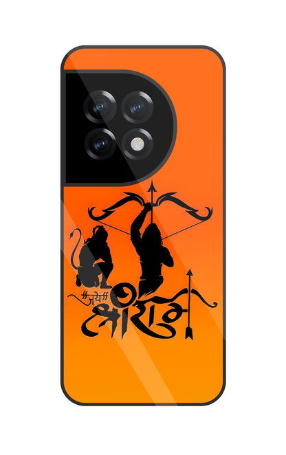 Jai Shri Ram Glass Case For OnePlus 11R