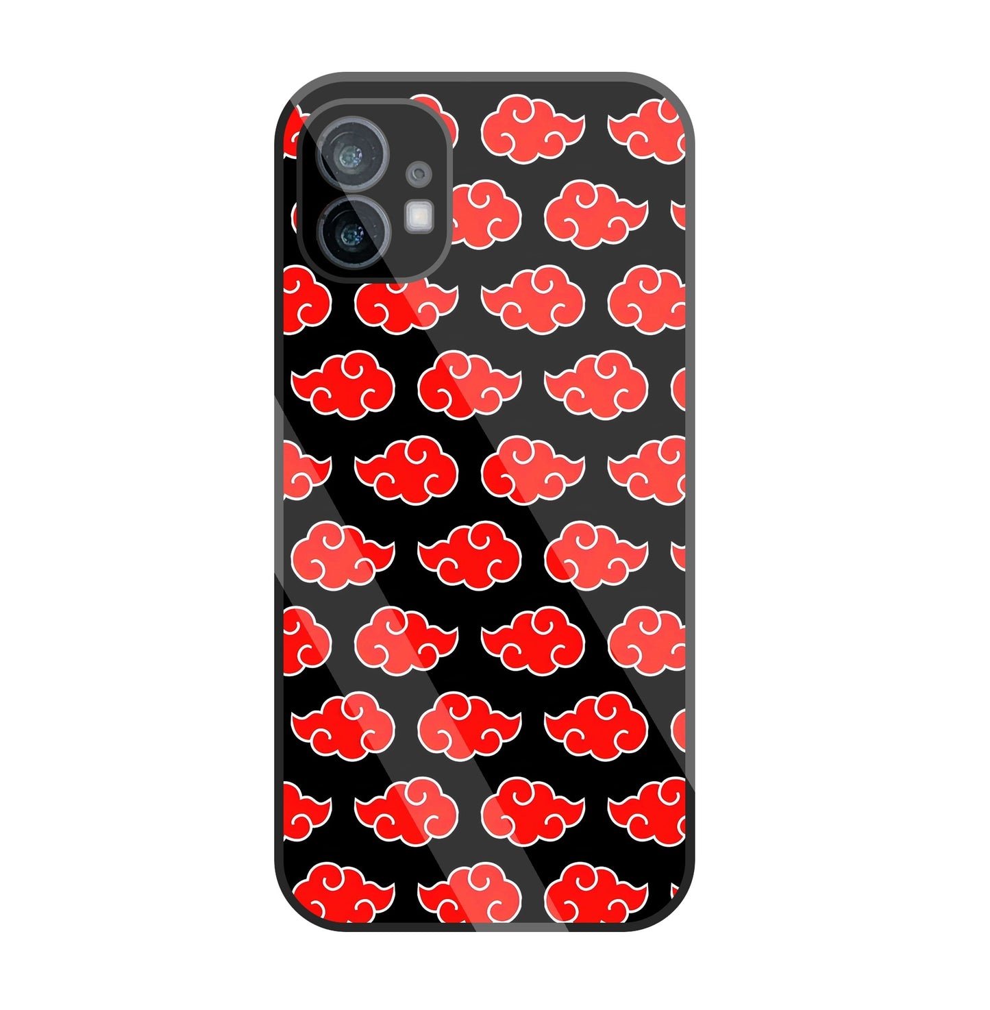 Japanese Clouds Seamless Pattern Glass Case For Nothing Phone 1