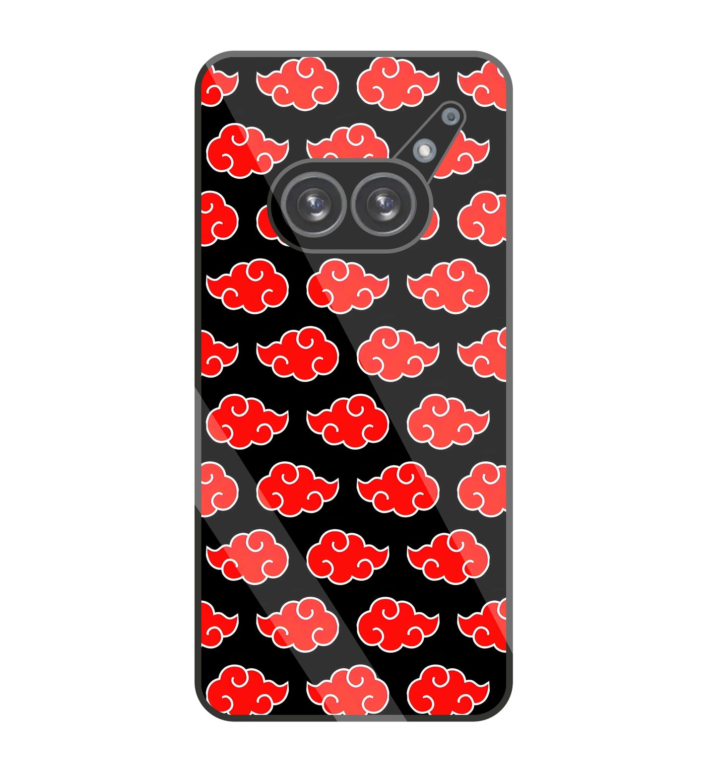 Japanese Clouds Seamless Pattern Glass Case For Nothing Phone 2A