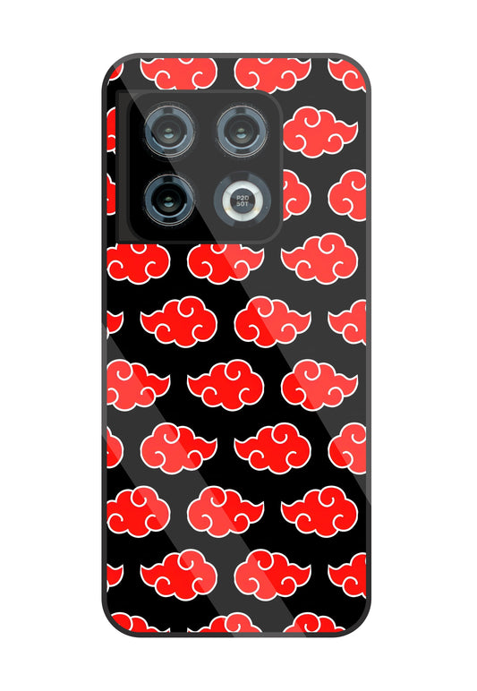 Japanese Clouds Seamless Pattern Glass Case For OnePlus 10 Pro