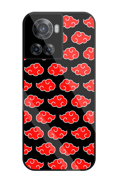 Japanese Clouds Seamless Pattern Glass Case For OnePlus 10R