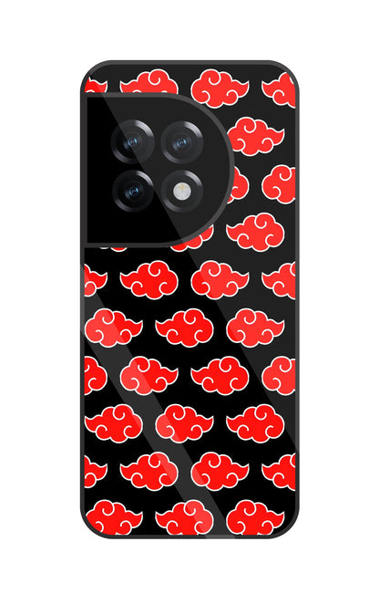 Japanese Clouds Seamless Pattern Glass Case For OnePlus 11R