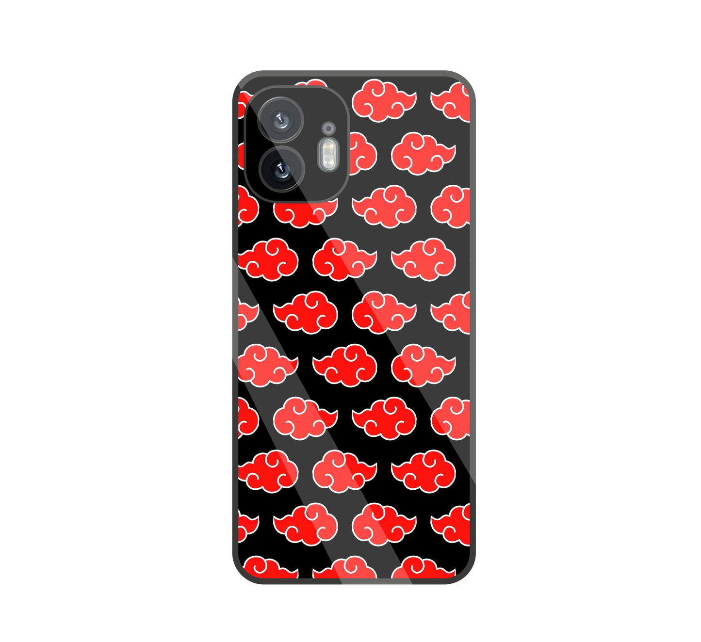 Japanese Clouds Seamless Pattern Glass Case For Nothing Phone 2