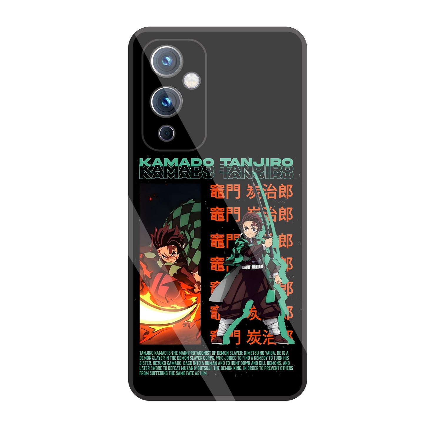 Kamado Tanjiro   Glass Case For OnePlus 9