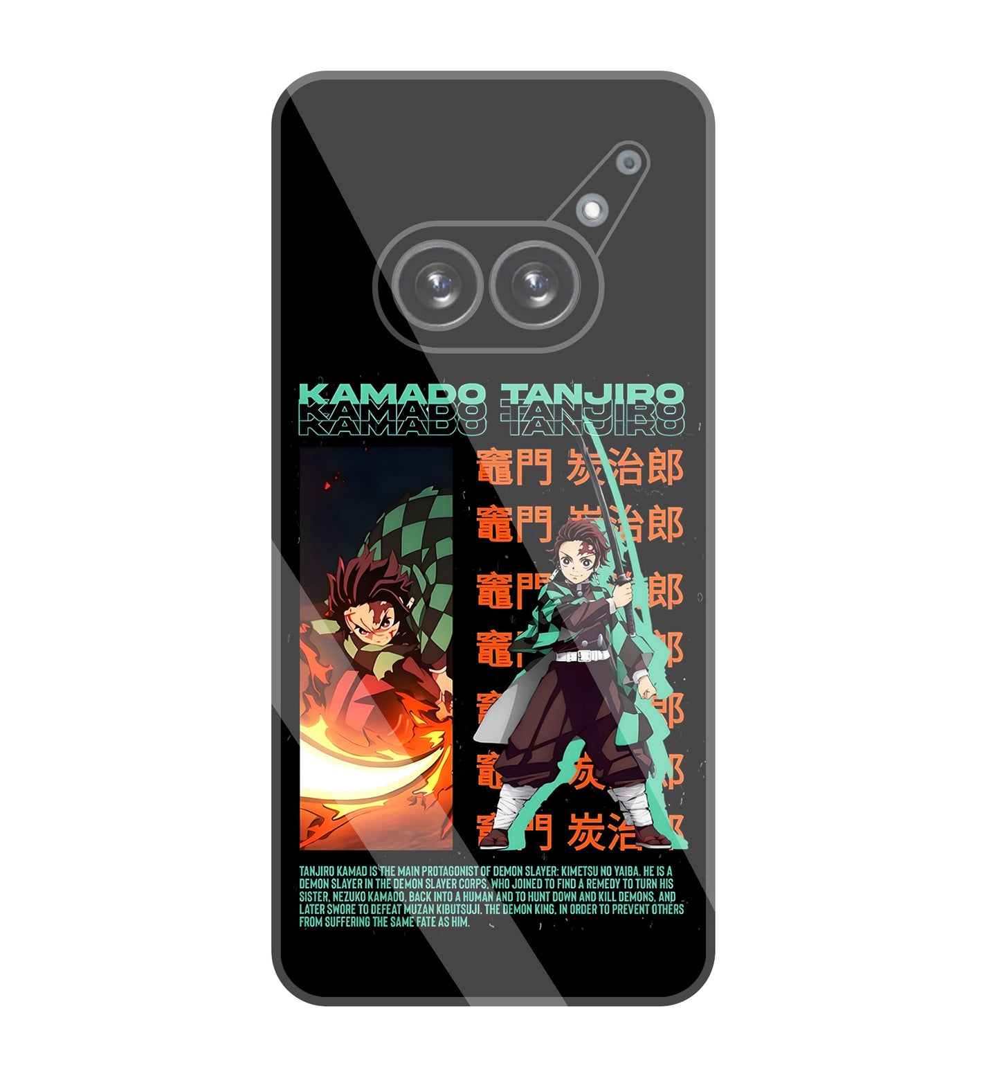 Kamado Tanjiro Glass Case For Nothing Phone 2A