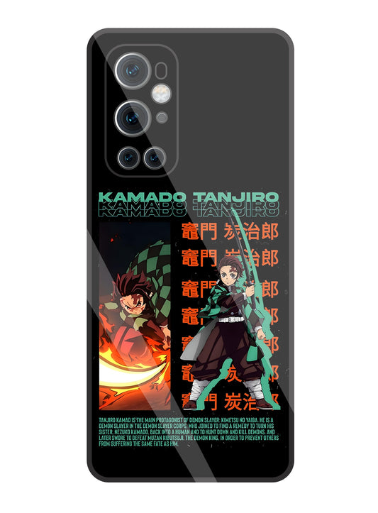 Kamado Tanjiro   Glass Case For OnePlus 9 Pro