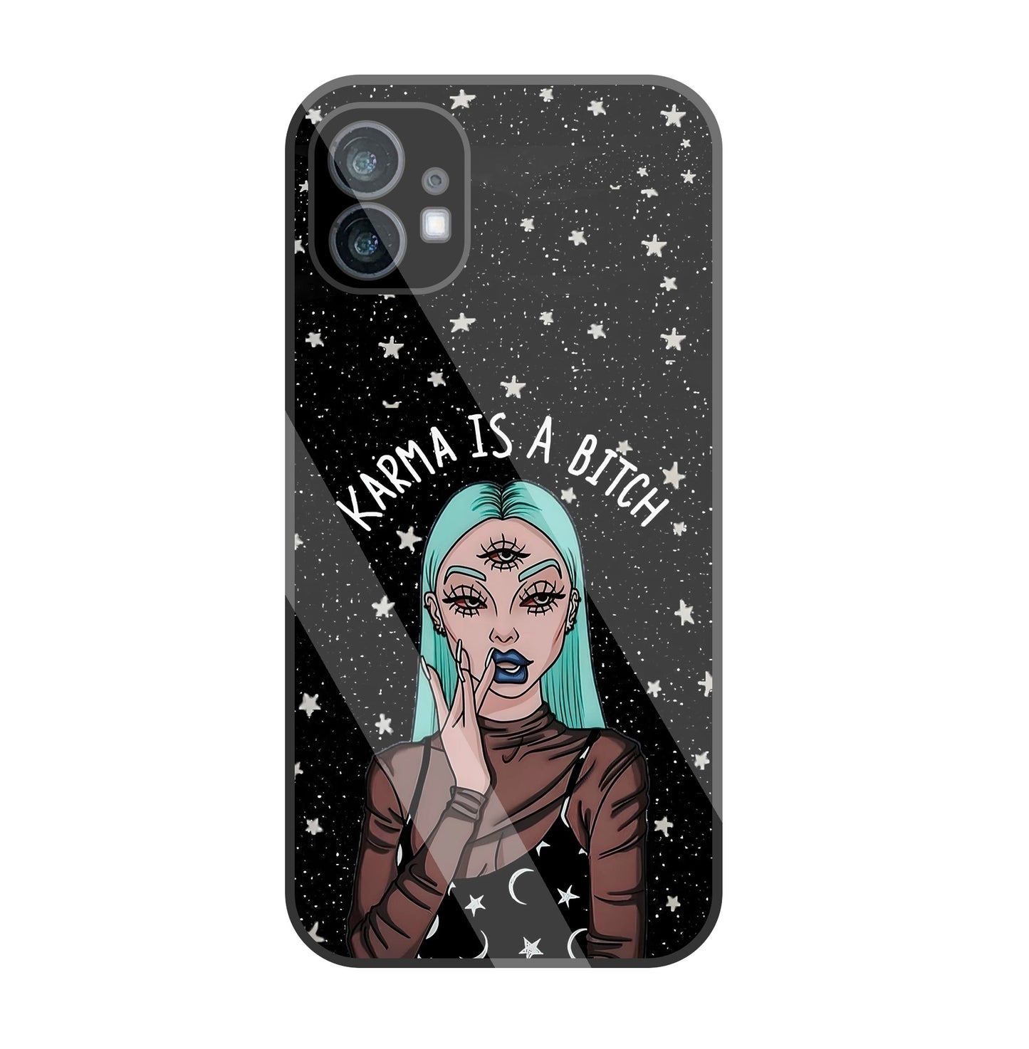 Karma Is A Bitch  Glass Case For Nothing Phone 1