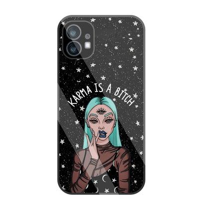 Karma Is A Bitch  Glass Case For Nothing Phone 1