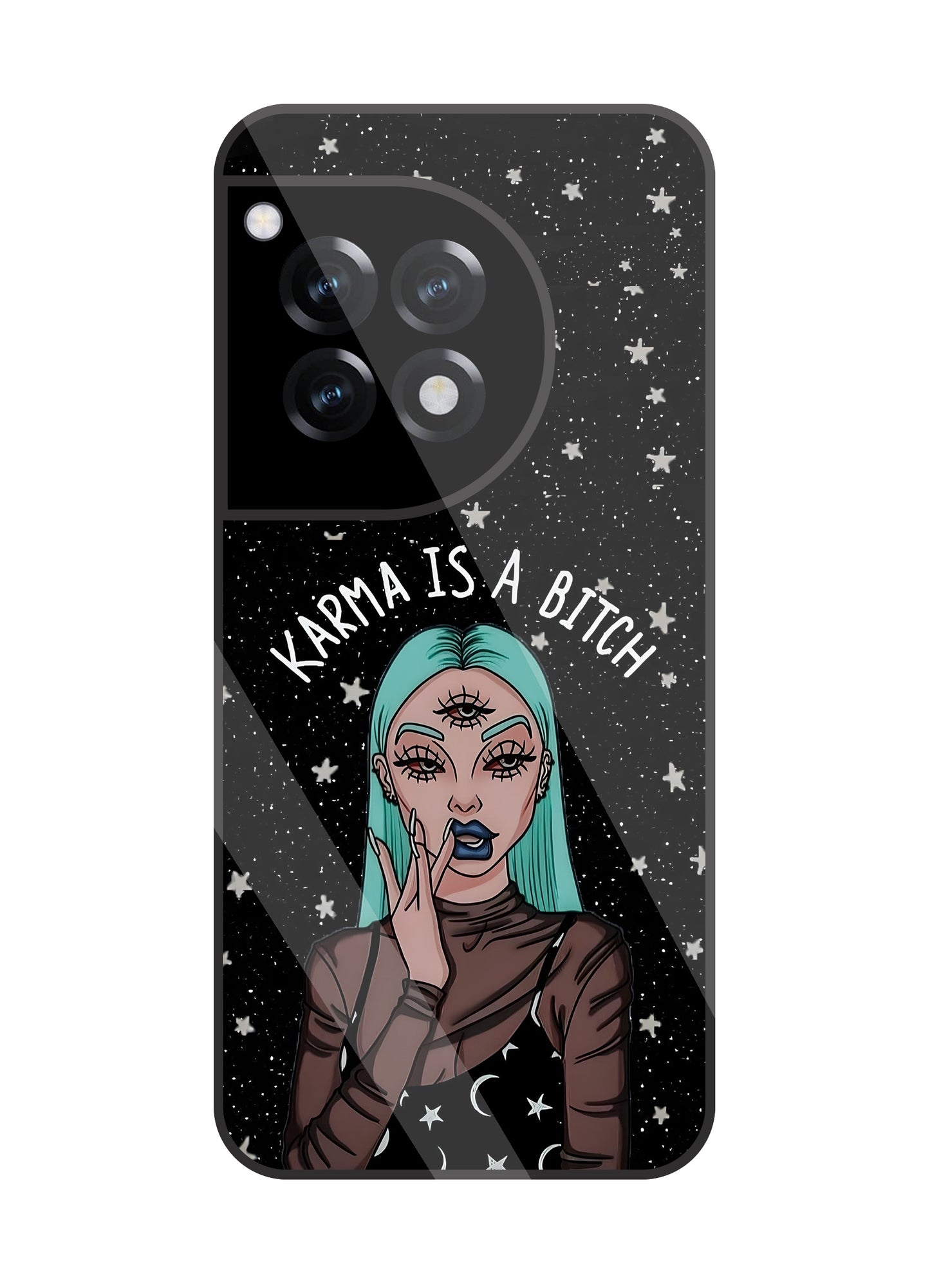 Karma Is A Bitch Glass Case For OnePlus 12R