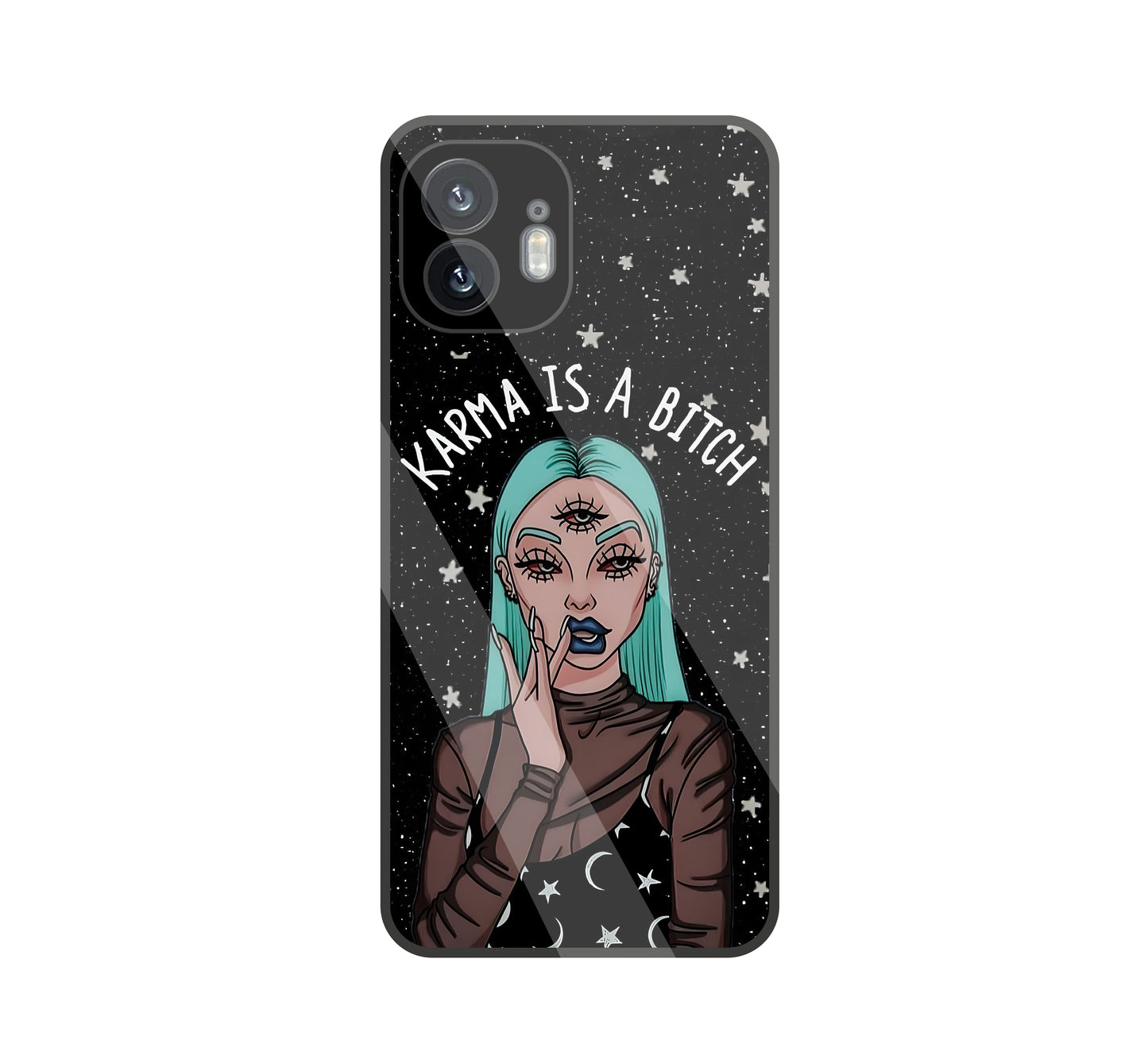 Karma Is A Bitch glass Case For Nothing Phone 2