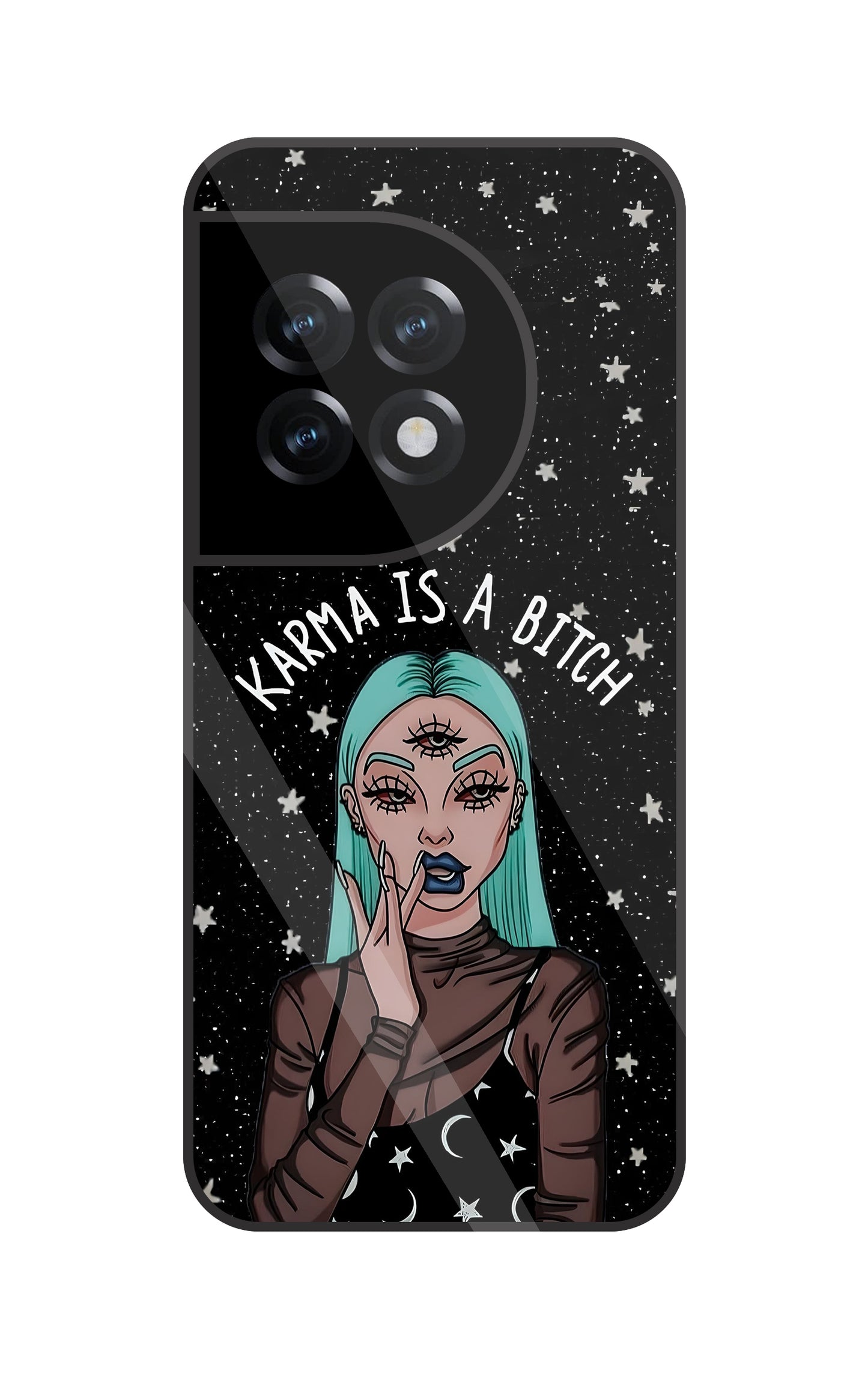 Karma Is A Bitch Glass Case For OnePlus 11R