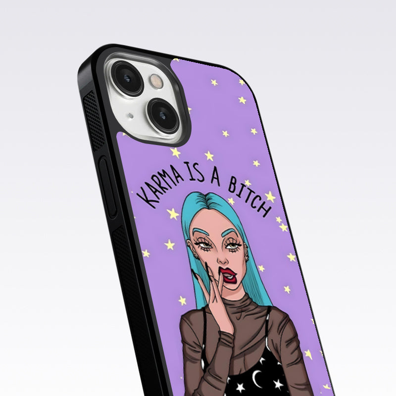 Karma is a Bitch Levender   Glass Case For Nothing Phone 1