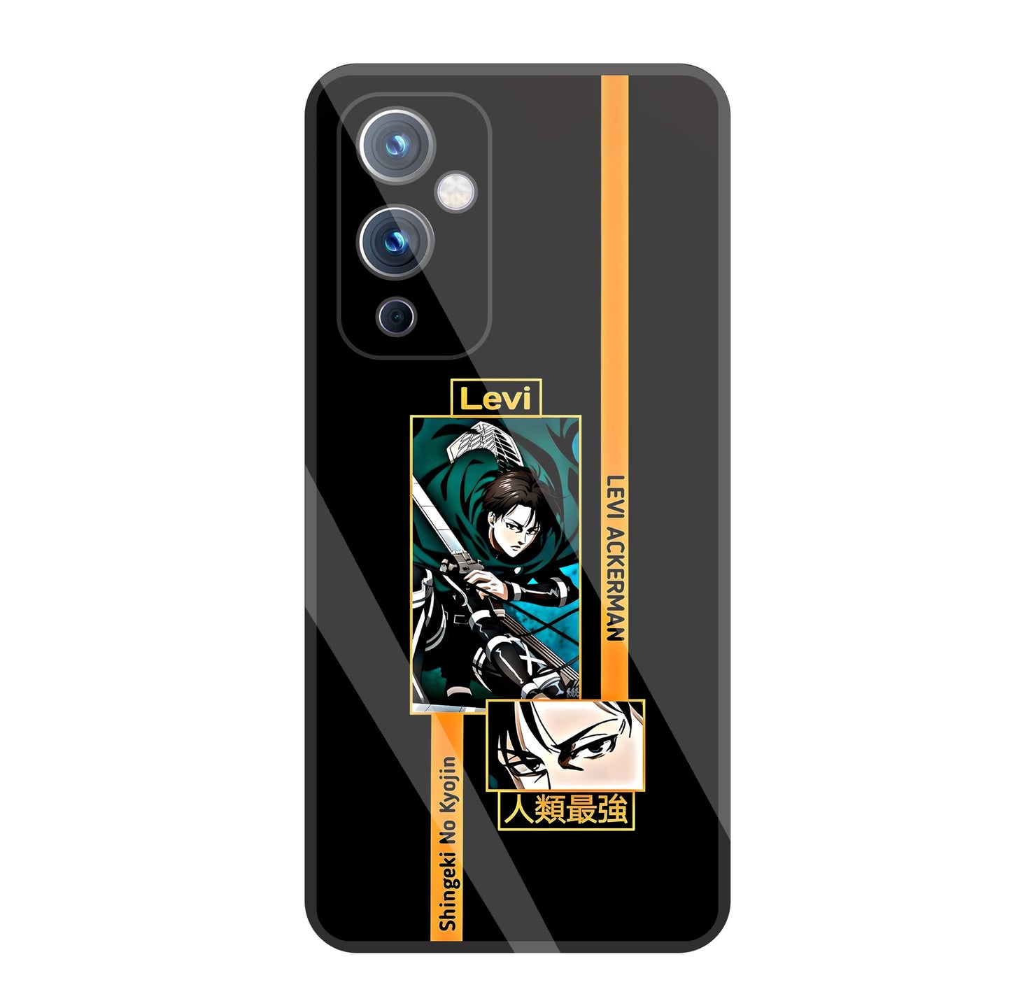 Levi Anime Glass Case For OnePlus 9