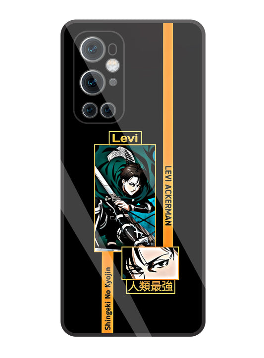 Levi Anime Glass Case For OnePlus 9 Pro