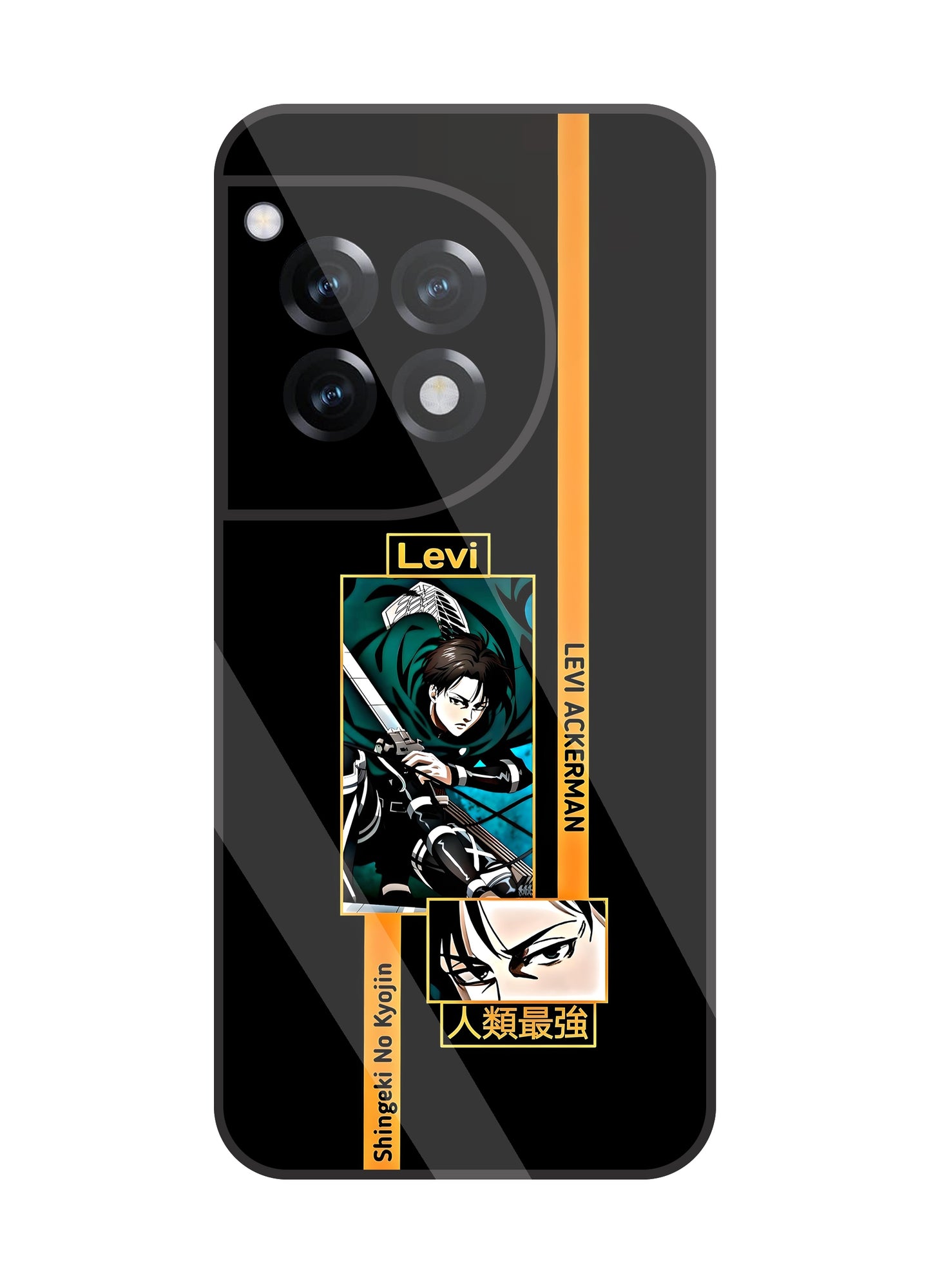 Levi Anime Glass Case For OnePlus 12R