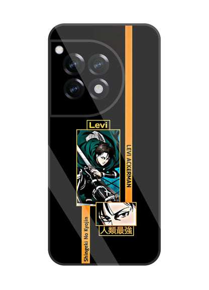 Levi Anime Glass Case For OnePlus 12R
