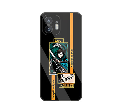 Levi Anime Glass Case For Nothing Phone 2