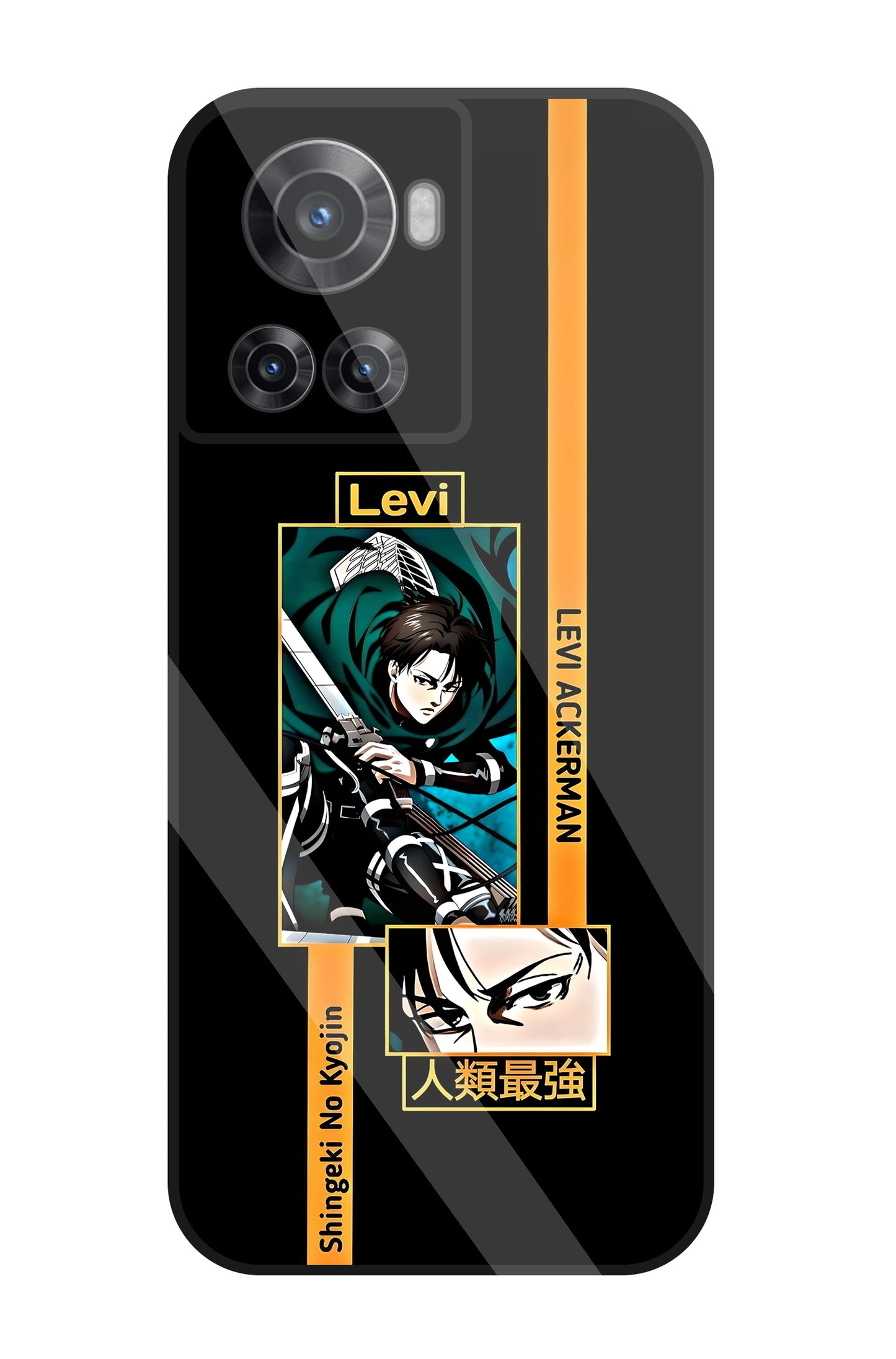 Levi Anime Glass Case For OnePlus 10R