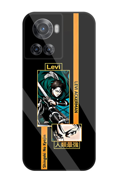 Levi Anime Glass Case For OnePlus 10R