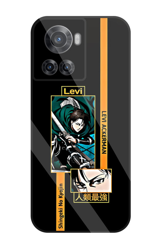 Levi Anime Glass Case For OnePlus 10R