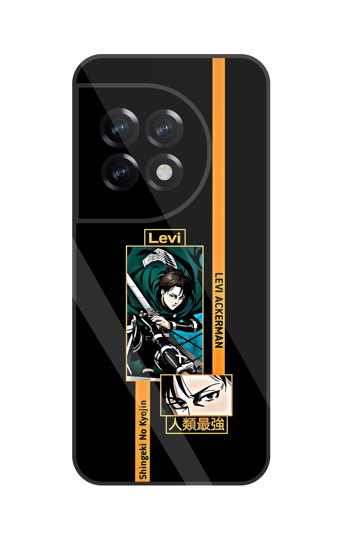 Levi Anime Glass Case For OnePlus 11R