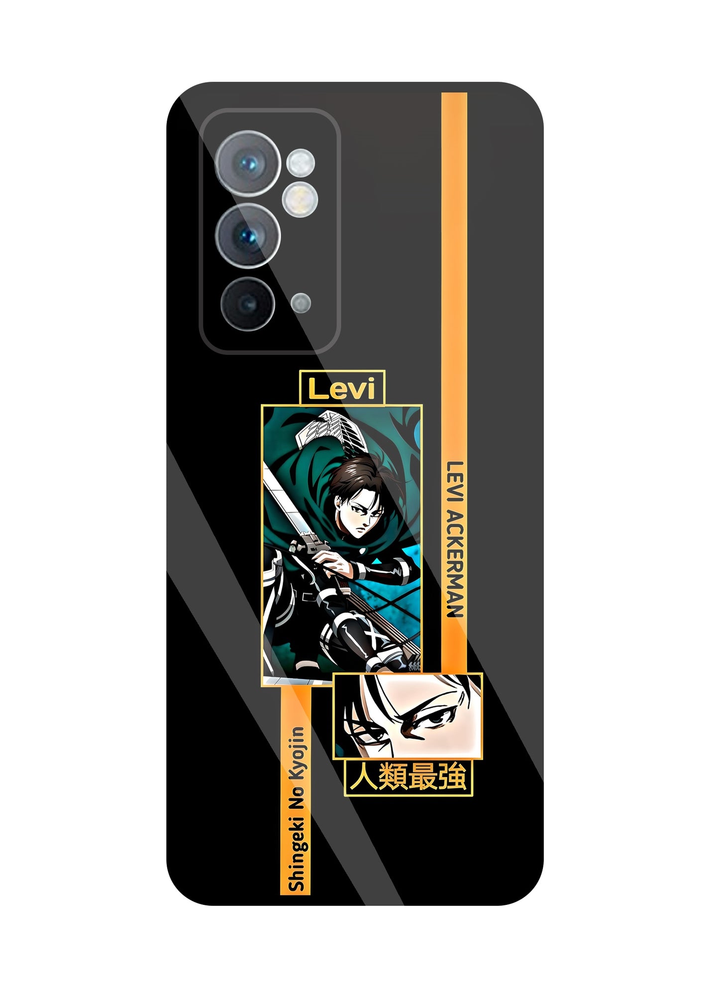 Levi Anime Glass Case For OnePlus 9RT