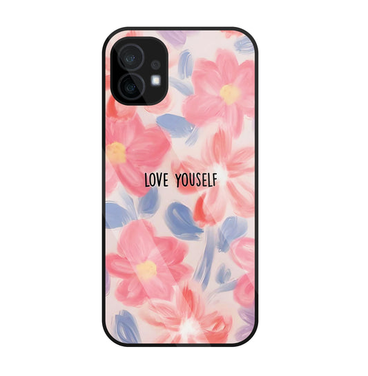 Love Yourself  Glass Case For Nothing Phone 1