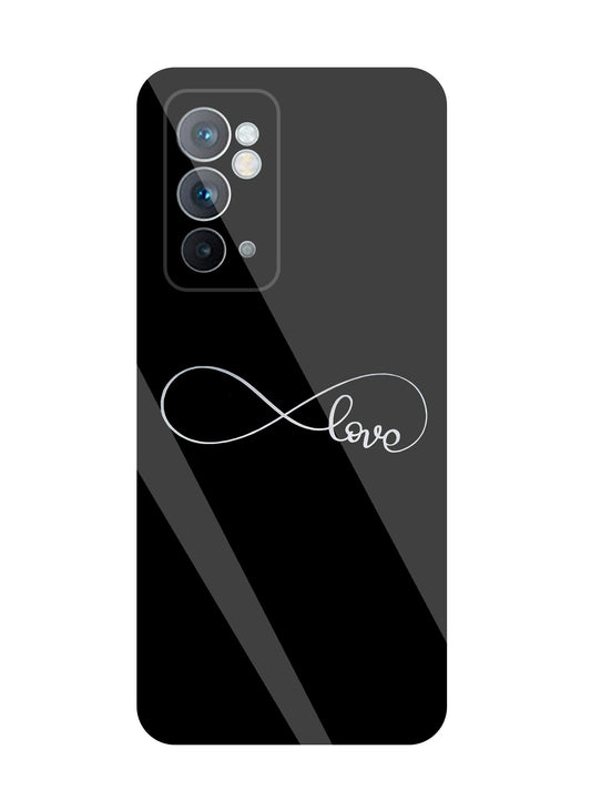 Love Symbol Glass Case For OnePlus 9RT
