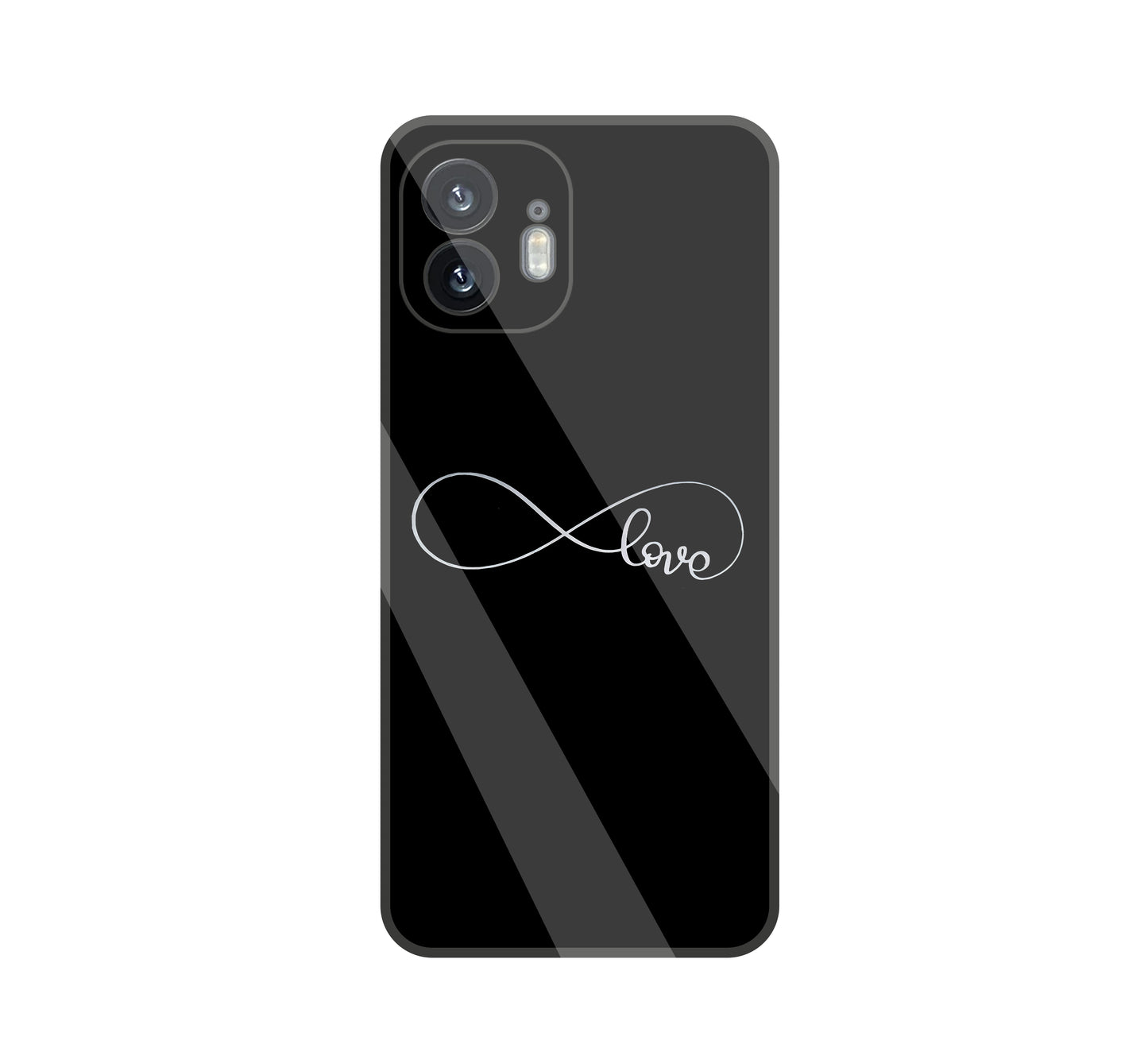 Love Symbol glass Case For Nothing Phone 2