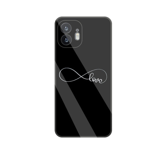 Love Symbol glass Case For Nothing Phone 2